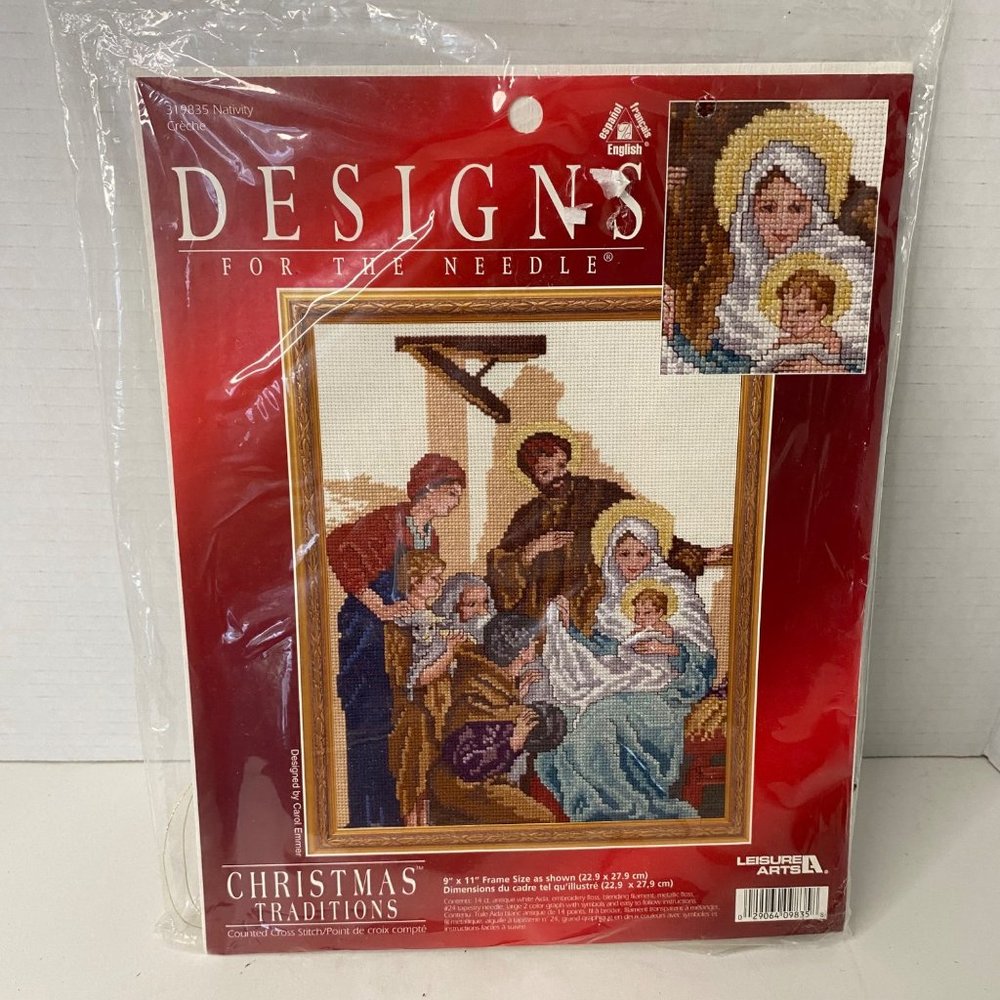 Designs for the Needle Nativity cross stitch kit Christmas 319835 Carol‎ Hemmer